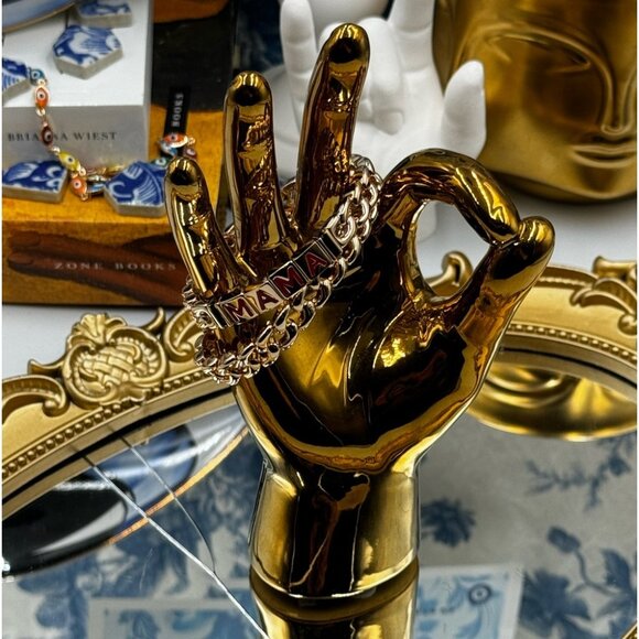 🆕 ROXANNE ASSOULINE 🧿 NWOT The MAMA Link Bracelet Set - Set of 2 Bracelets - Picture 15 of 16